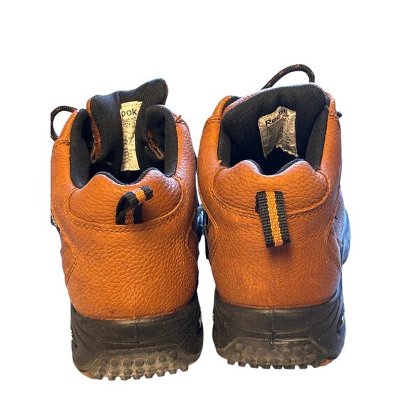 Reebok Waterproof Composite Toe Brown Leather Unisex Hiking Boots M/8.5 W/10.5 - Picture 7 of 12